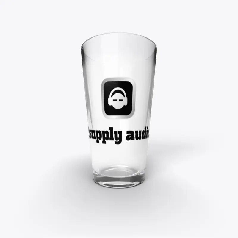 ISUPPLY AUDIO, PINT GLASS